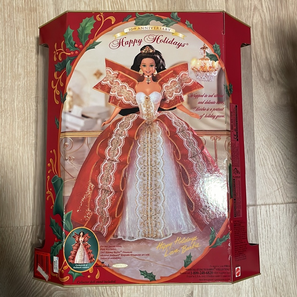 Collectible 1997 Holiday Barbie - Picture 2 of 3